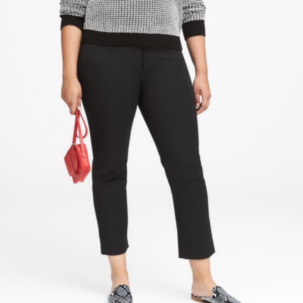 Banana Republic Sloan Ankle Pant Black Size 16 NWT